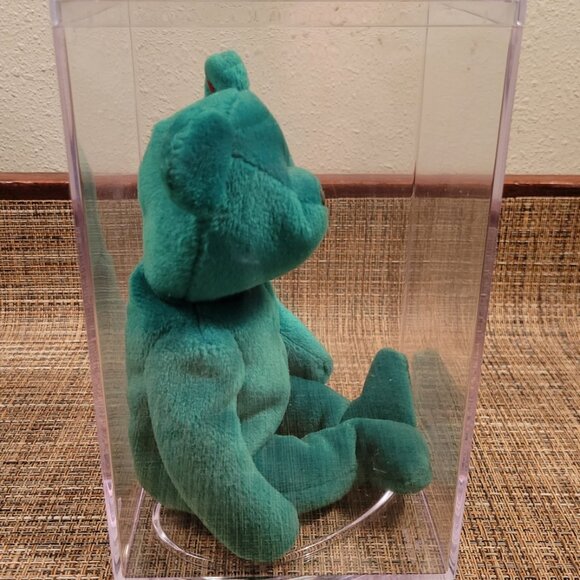 Ty Beanie Baby Erin The Bear 1997 Retired Plush Toy with Case - Picture 4 of 10